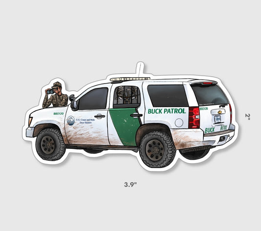 Buck Patrol Sticker