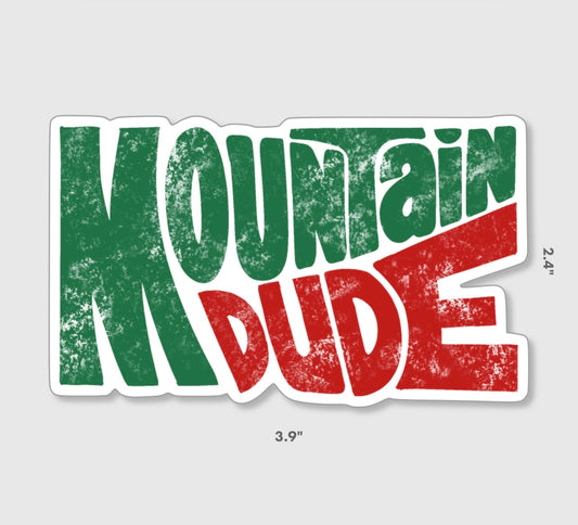 Mountain Dude Sticker