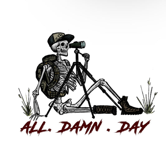 All Damn Day Transfer Sticker